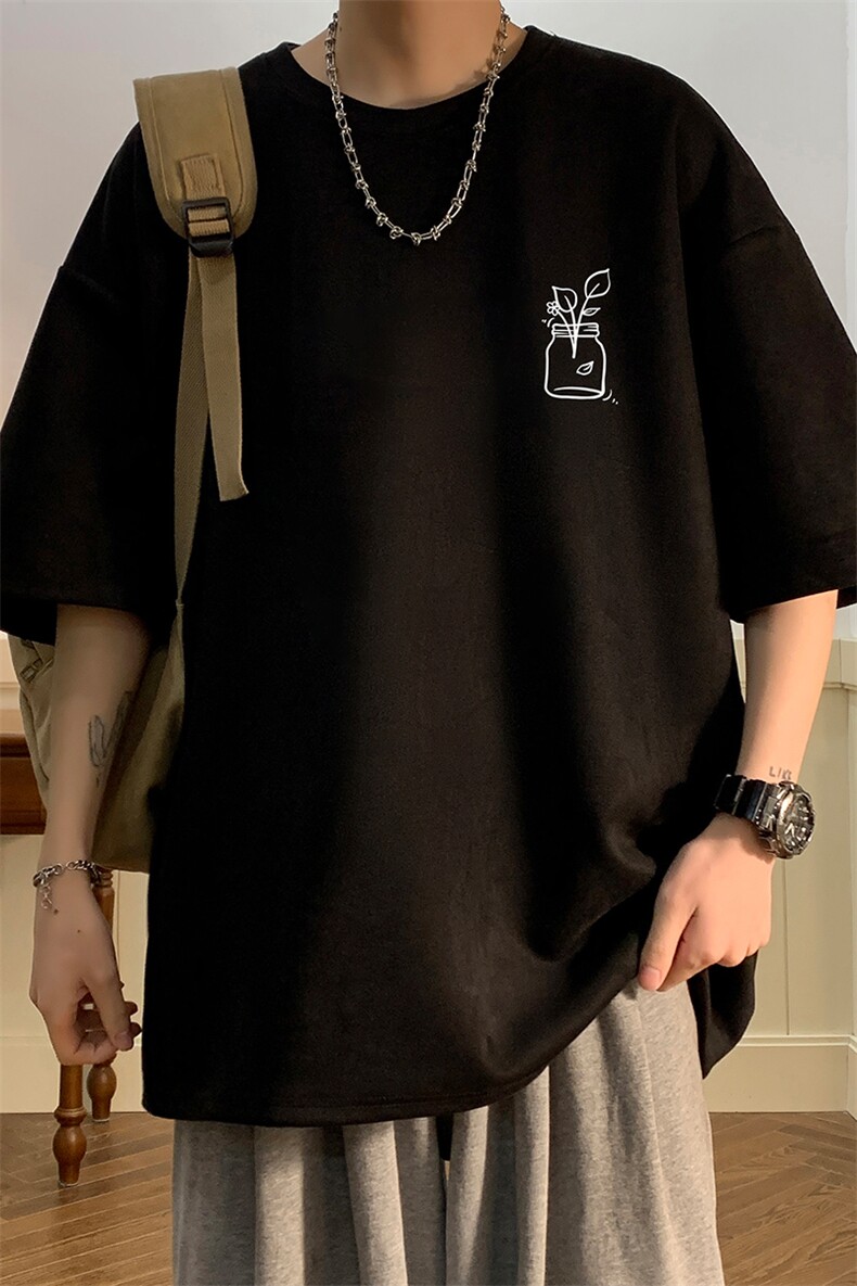 麂皮绒短袖t恤男大码半袖男JD82430-P25,男装T恤,电商A040