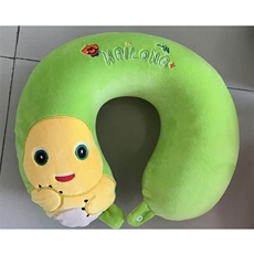 云朵毛绒玩具厂 颈枕绿色奶龙