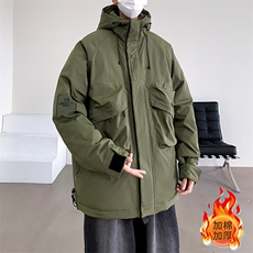 石墨烯保温加厚户外冲锋衣工装连帽棉衣MY9303-P130-控168，男装夹克，电商A021