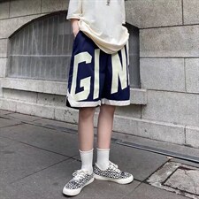 男夏季潮流时尚休闲印花短裤D99P27图片