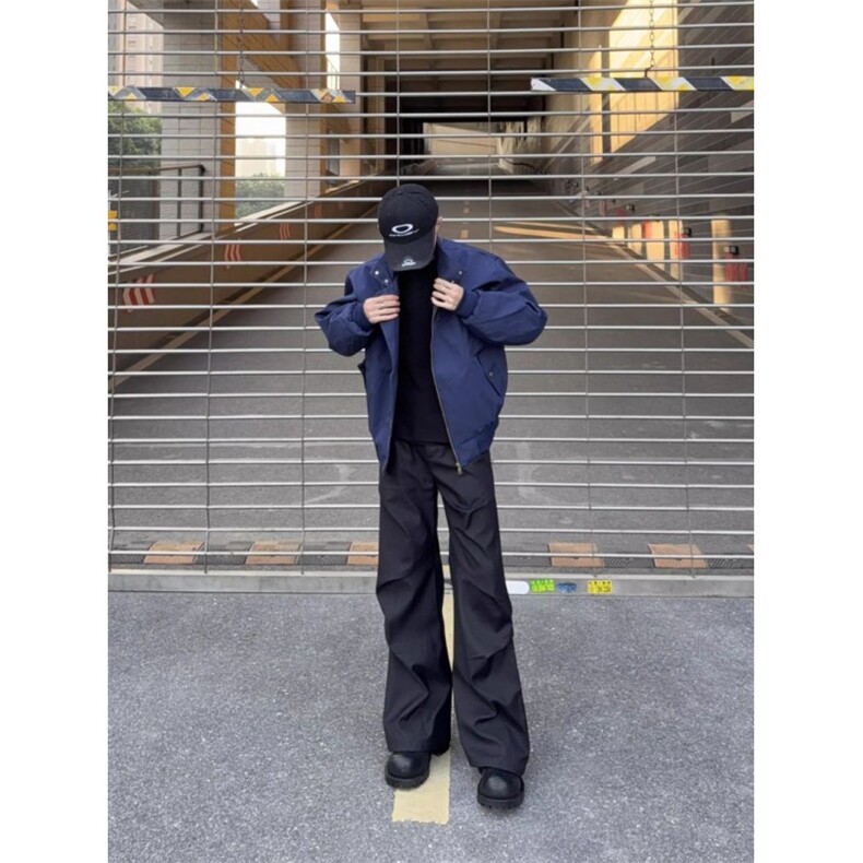 美式潮牌飞行员夹克男女街头宽松潮流百搭棒球服外套,男装夹克,四季星座505