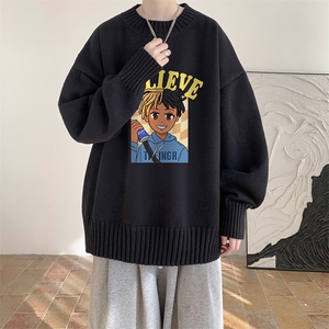半高领毛衣男士大码针织衫男毛线衣男 M18271-P45 加绒款-P65图片