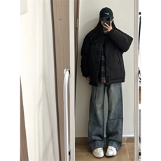 现货美式高街休闲夹克冬季立领纯色三防户外工装加厚棉服外套，男装夹克，电商A443