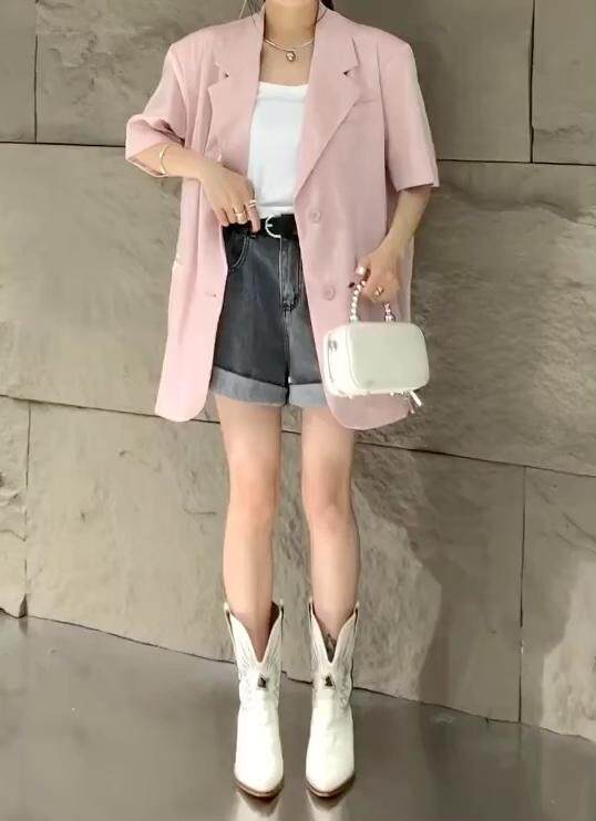 夏季西装外套，女装西装，FU