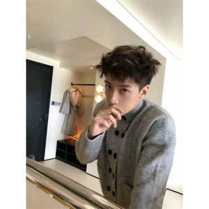 预售款~已下单 复古老钱双排扣设计感针织开衫毛衣MY2578批68图片