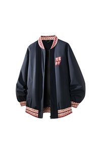 秋季新款现货棒球领夹克男纯色上衣外套DSA157B-JK7926-特P65图片