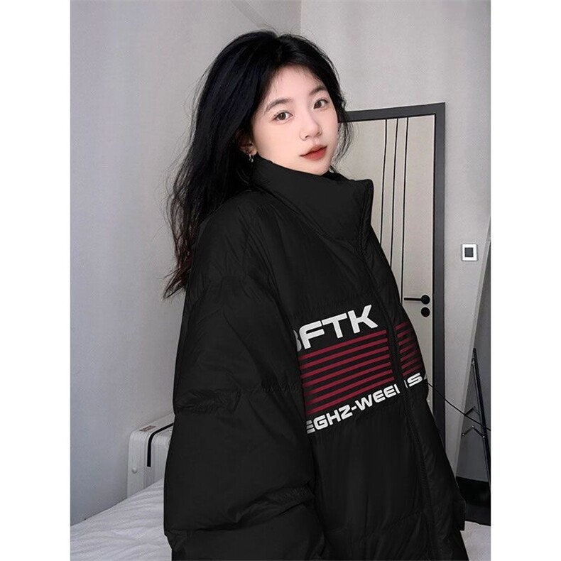 美式时尚棉衣棉服男女冬新款宽松加厚立领棉袄面包服TT295P70,男装棉衣,星座1013-5