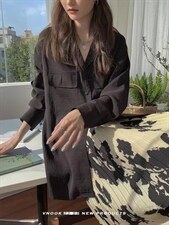 2022秋季新款质感高级感宽松衬衫，女装衬衫，L·H·X