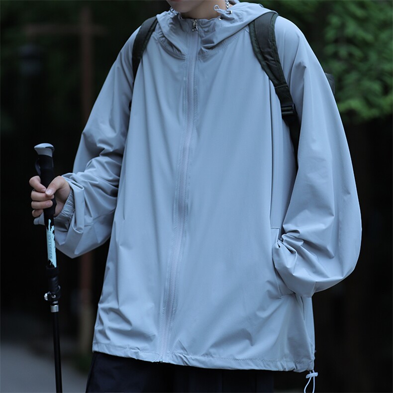 冰丝防晒衣男潮牌夏季薄款山系户外美式机能冲锋衣外套F9247-P35,男装夹克,星座308B-1