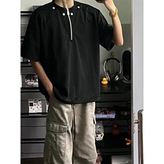 铆钉垫肩短袖男夏季潮牌半袖DX034特33，男装T恤，星座1007（原301D）