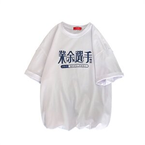 202-7-GT06-P25夏季新款T恤男宽松韩版潮流情侣装短袖圆领半袖图片