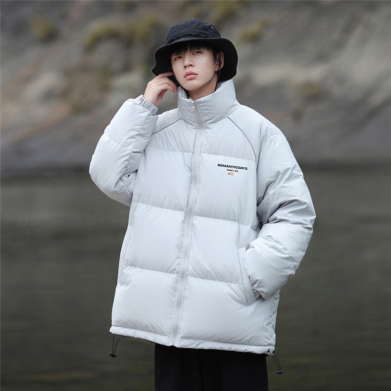 港风山系标90白鸭绒85%绒子含量立领羽绒服YR83006P225控298，男装羽绒服，电商A247