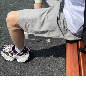 日系复古刺绣工装短裤男款夏季户外运动机能风宽松百搭休闲五分裤图片