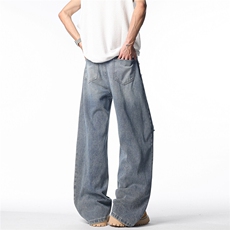 ZX1011-WK68-P5553.7棉29聚酯纤维16.3再生纤维素纤维1其他纤维，男装牛仔裤，星座B271