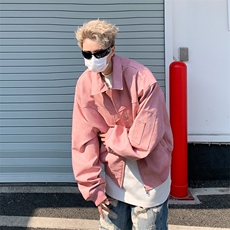 美式复古PU皮夹克工装夹克男高街潮牌飞行员皮衣外套JK9233-p78，男装皮衣，星座1008-2