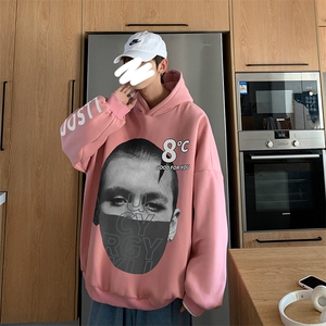 oversize潮牌男装连帽卫衣情侣外套潮帽衫 XZ514-2-W8821-P43图片