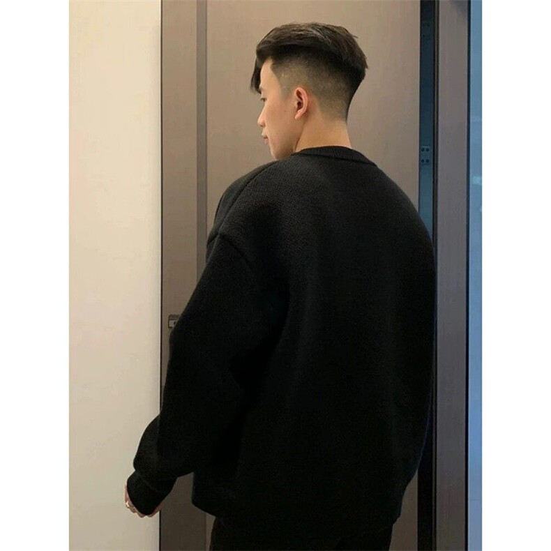 网图现货800克CQ812-特P55男士休闲圆领毛衣外套针织衫开衫夹克,男装针织衫/毛衣,电商D310B