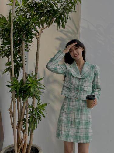 【现货】高级感山茶花小香套装，女装职业装，欧尼蒂