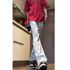 夏季冰丝速干冲锋裤美式潮流微喇休闲裤AK682-P55，男装休闲裤，电商A337