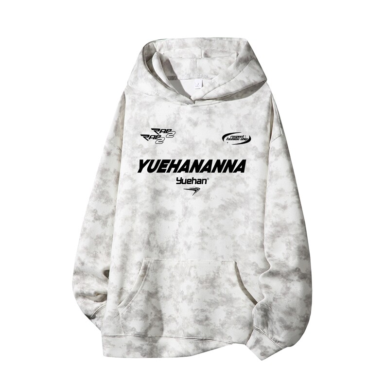 得物供货、重磅420克现货麂皮绒扎染卫衣HD019-1-WL25387ZR-P45,男装卫衣,电商019-1