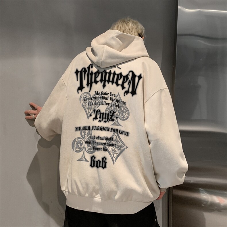 420克麂皮绒潮牌重磅连帽卫衣力推大码男XZ517A-2-JP9903-P55,男装卫衣,星座517A-2