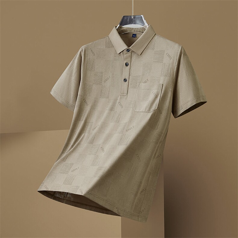 加大码M-8XL可穿到300斤夏季新款时尚休闲POLO弹力短袖8792-P75,男装T恤,星座613B