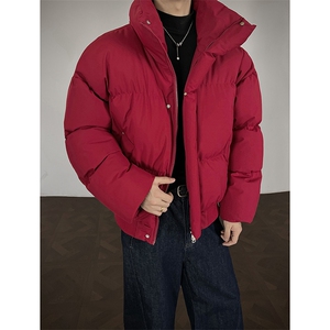 冬季clean纯色棉服潮流中性加厚短款棉衣 HZ8816-特P68不议价图片