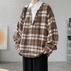 现货 WY10076-P60 控88 秋季新款抖音高品质时尚百搭假两件卫衣图片