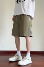 ！2025夏季新款男士冰丝短裤垂感运动五分裤DK340特P25控49，男装休闲裤，电商B220