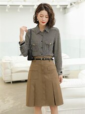 现货，衬衣+半裙，女装半身裙，研尚