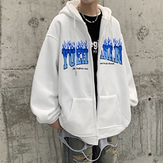抖音供货、复合重磅360克现货开衫卫衣宽松D223A-KS2308-特P45，男装卫衣，电商019-1