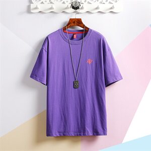 A003-HT921-P30夏装时尚字母大老鹰印花短袖T恤 彩墙挂拍图片
