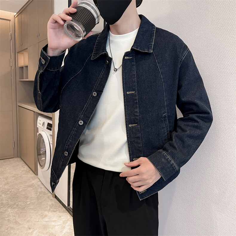 轻熟风男士秋冬牛仔2025秋季长袖夹克店主风JK8013-P125,男装夹克,电商A236