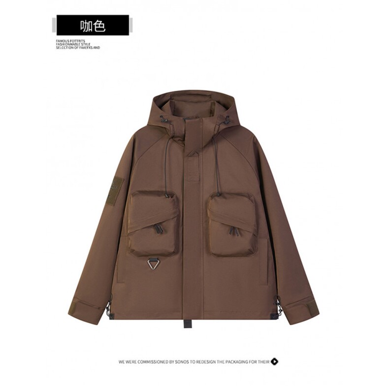 现货特批冲锋衣机能夹克高街美式复古工装秋季登山服JK1967-P75,男装夹克,电商A021