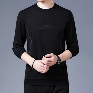 SA8912钱塘2020-2中青年男士纯色百搭圆领时尚休闲简约卫衣P62图片