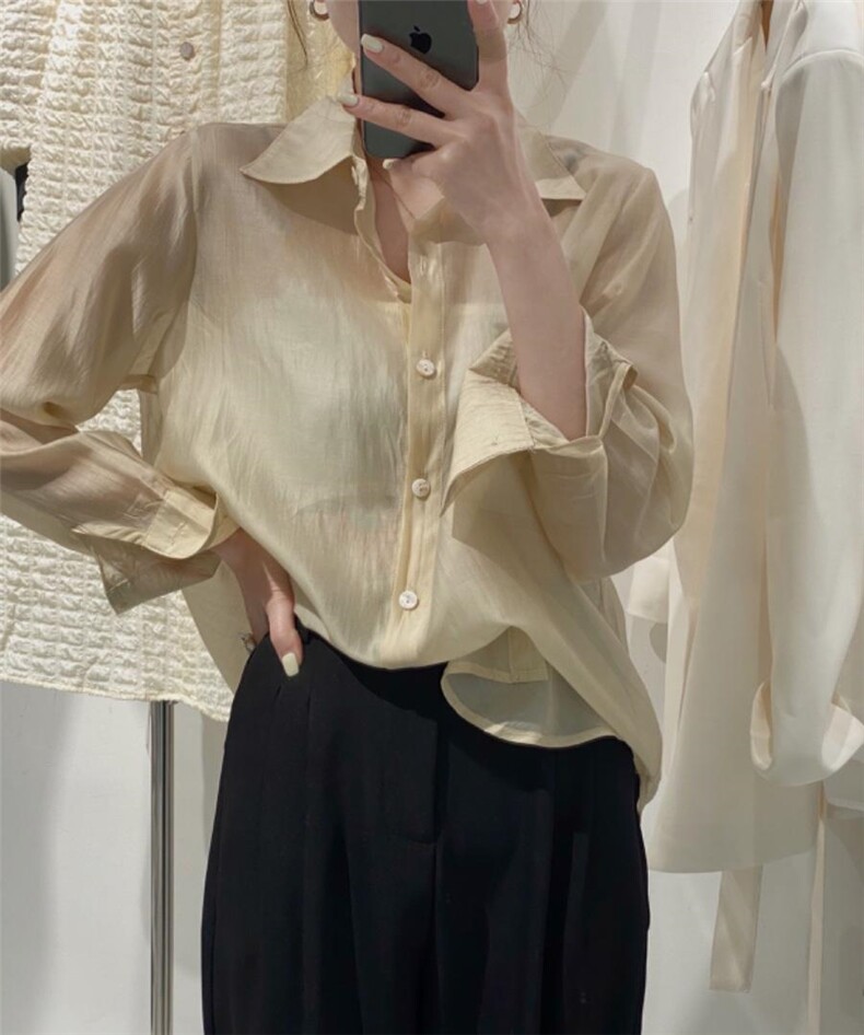 防晒衬衫，女装衬衫，驿谷