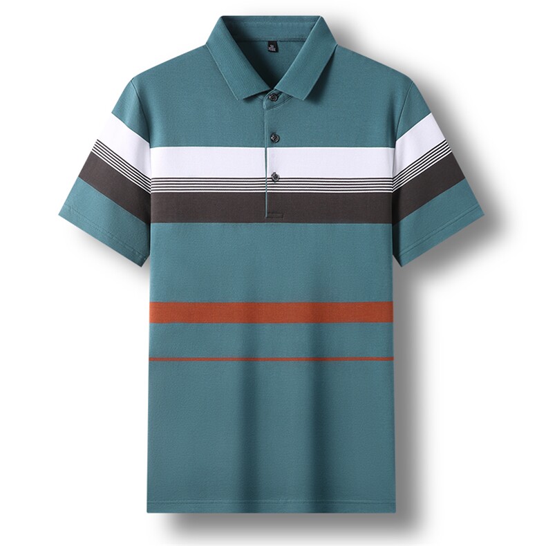 保罗t恤男士半袖衬衫领Polo衫短袖2023新款夏季商务翻领衣服体恤,男装T恤,电商B212（原钱塘6029）