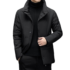 新款2023冬季羽绒服男装保暖白鸭绒面包服爸爸装YYYR6629970-P280，男装羽绒服，电商B212（原钱塘6029）