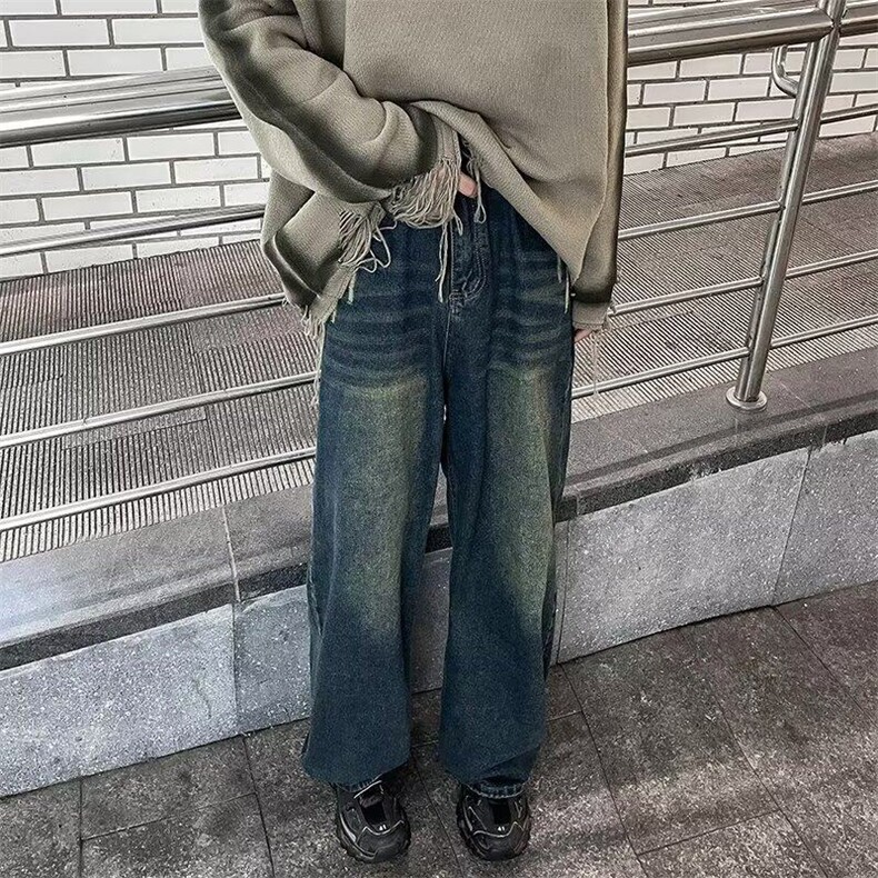 新款休闲裤长裤男美式百搭垂感宽松嘻哈运动裤KK337-P43,女装休闲裤,星座911-3