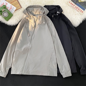 防晒衣服男夏天冲锋衣户外钓鱼外套潮牌潮流夏季薄款夹克F020-P40图片