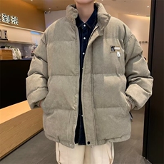 设计情侣装棉服冬2024新款男女宽松灯芯绒棉衣外套MF120-P85，男装棉衣，星座412-2