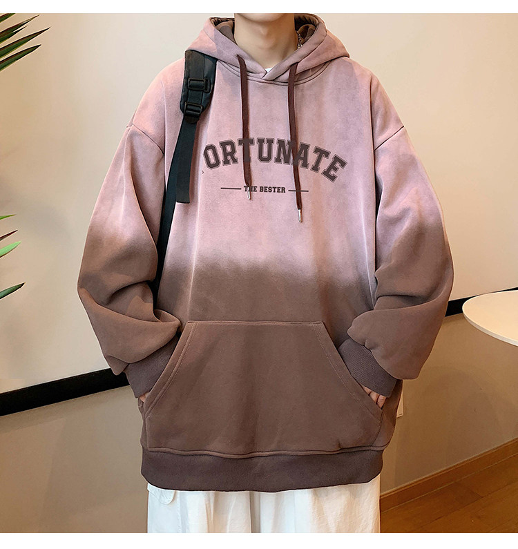 数据好渐变色卫衣男港风宽松连帽字母外套416B-WY269-P75限88,男装卫衣,星座416B-1