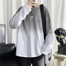 扎染长袖ins学生内搭简约百搭T恤上衣服已下架W523-P28，男装T恤，星座512-4