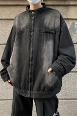 wassuphappy做旧牛仔外套男士春秋季2025新款潮流高级感休闲夹克，男装夹克，星座505-2（原电商A260-1)