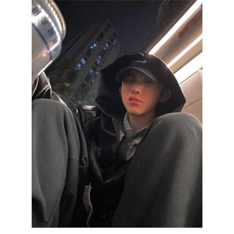 短款连帽皮衣外套男2025新款韩版廓形高级感宽松百搭风衣PU皮夹克,男装风衣,星座1210-1