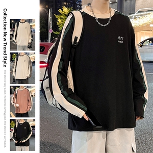 春秋oversize撞色拼卫衣男友风青少年内搭打底衫WY0325-P38