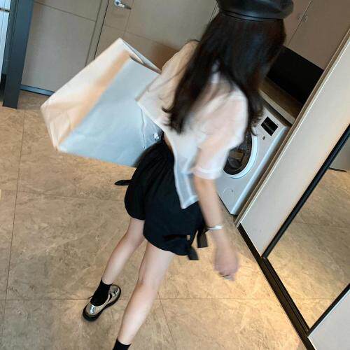 蝴蝶结短裤，女装，XTZ style
