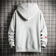 KS21243-P38连帽开衫卫衣男运动外套大码班服网格，男装卫衣，电商A040A