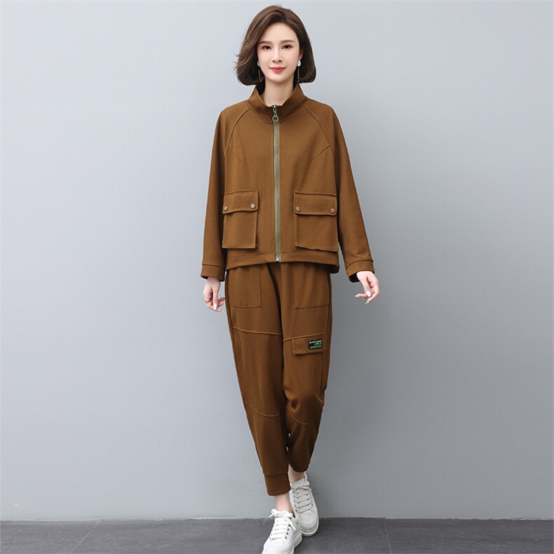 时尚休闲女装套装显瘦百搭两件套舒适保暖秋冬新款,女装套装/套裙,叶笙衣