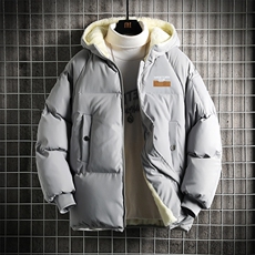 控128加绒面包服男大码羊羔毛棉衣男MY16350-P100，男装棉衣，电商A040A